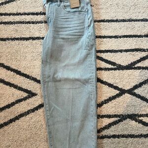 BNWT Madewell Perfect Vintage Wide-Leg Crop Jeans in Light Blue